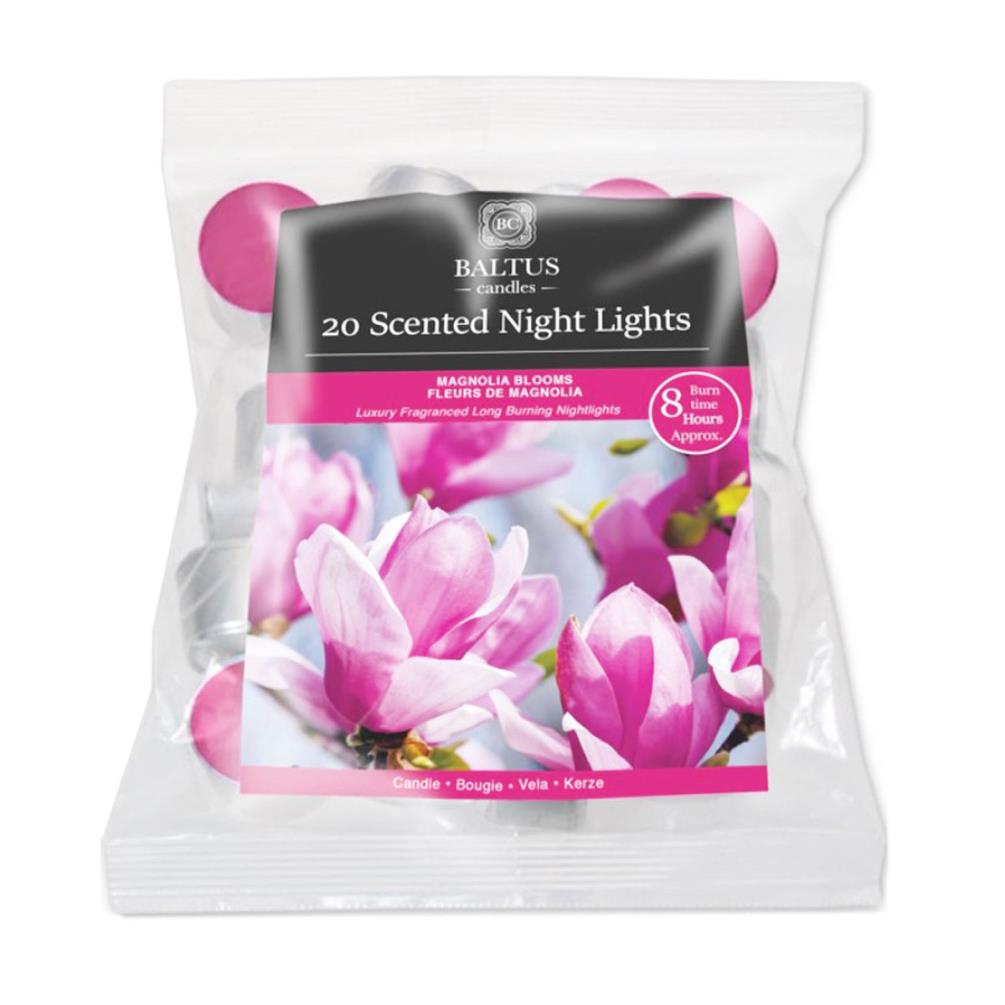 Baltus Magnolia Blooms 8 Hour Long Burn Tealights (Pack of 20) £3.59